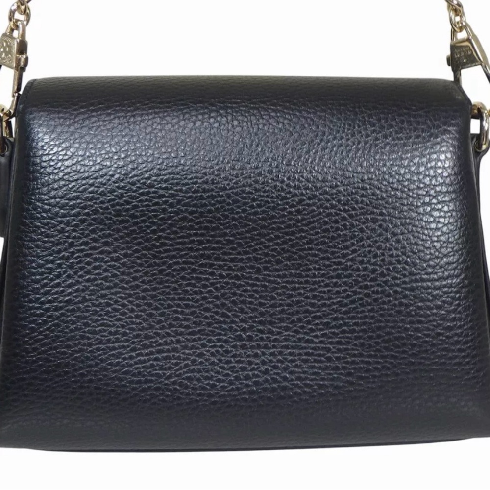 Gucci Black and Champagne/Gold shoulder/Crossbody chain Bag with Iconic Double G - Picture 4 of 11
